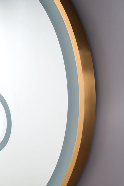 James Martin Radiance 36" Mirror, Brushed Gold