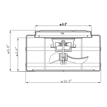 13" Madurai Farmhouse Flush Mount Reversible Ceiling Fan with Lighting and Remote Control
