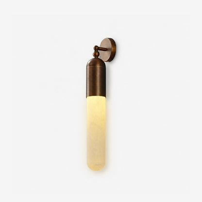 Capsule Linear Alabaster Wall Sconce