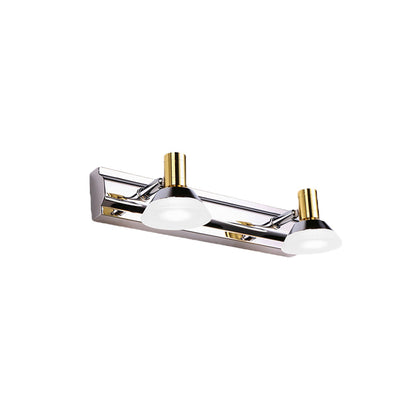 DecorBites™ Modern Stainless Steel Wall Light with Acrylic Cone Shade - 2/3 Lights - Warm/White Lighting