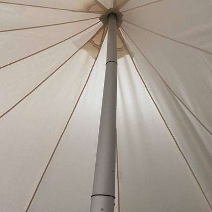 [13X19FT] Extra Large Heavy-Duty Outdoor Four Seasons Glamping Canvas Bell Yurt Tent (SAK45688)