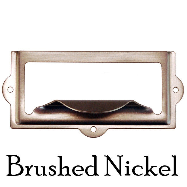 File Cabinet Card Holder Pull
