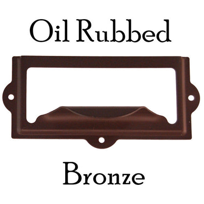 File Cabinet Card Holder Pull