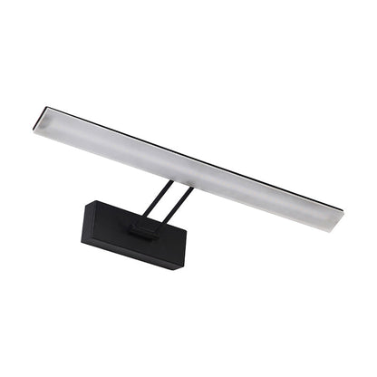 DecorBites™ Modern Rectangular Wall Light - Black/White - 16.5"/20.5" W LED Acrylic Vanity Lighting - Warm/White for Bathroom