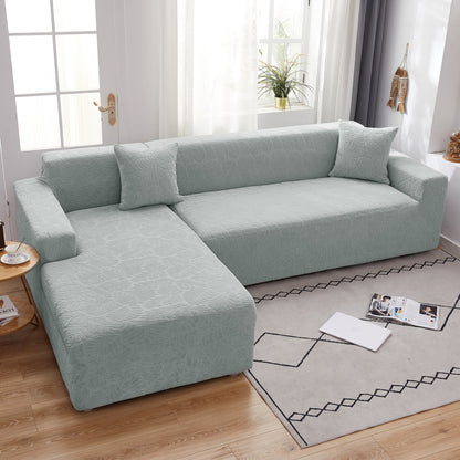 Stretch Couch Covers for 1/2/3/4/5 Seater L Shape Sofa Slipcovers with Elastic Bottom for Kids