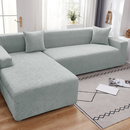 Stretch Couch Covers for 1/2/3/4/5 Seater L Shape Sofa Slipcovers with Elastic Bottom for Kids