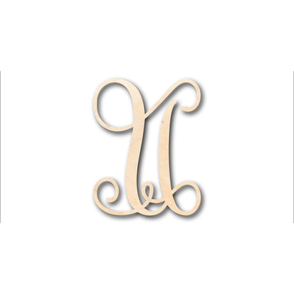 Unfinished Wood Monogram U Shape - Craft - up to 46" DIY
