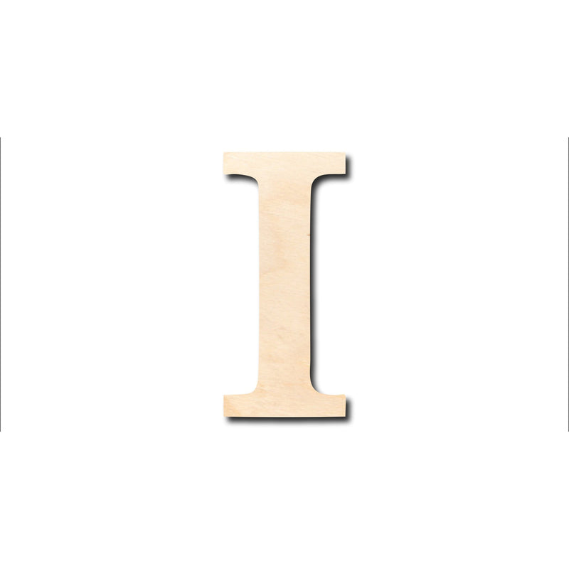 Unfinished Wood Bold Iota Shape - Craft - up to 46" DIY