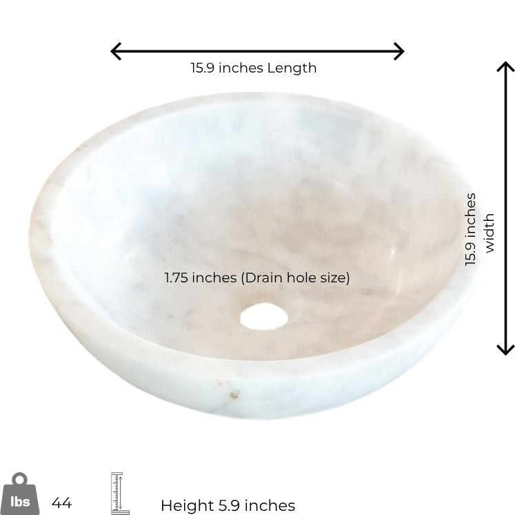 Carrara Marble Sink