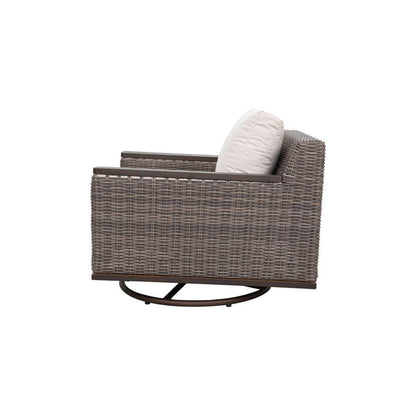 2 Beaufort Wicker Swivel Rocking Chair