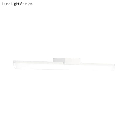 DecorBites™ 16"/20" Ultra-Thin Acrylic LED Wall Light Sconce - Modern Style, Black or White Finish, Warm or White Light