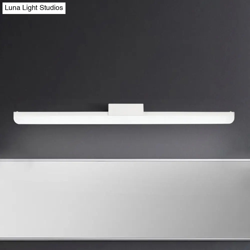 DecorBites™ 16"/20" Ultra-Thin Acrylic LED Wall Light Sconce - Modern Style, Black or White Finish, Warm or White Light