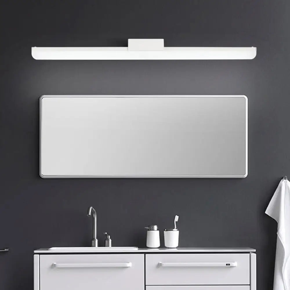 DecorBites™ 16"/20" Ultra-Thin Acrylic LED Wall Light Sconce - Modern Style, Black or White Finish, Warm or White Light