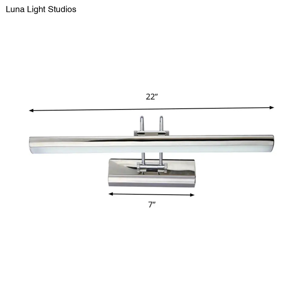 DecorBites™ 16"/22" LED Bathroom Vanity Mirror Light with Aluminum Frame - Modern Style, White/Warm Lighting