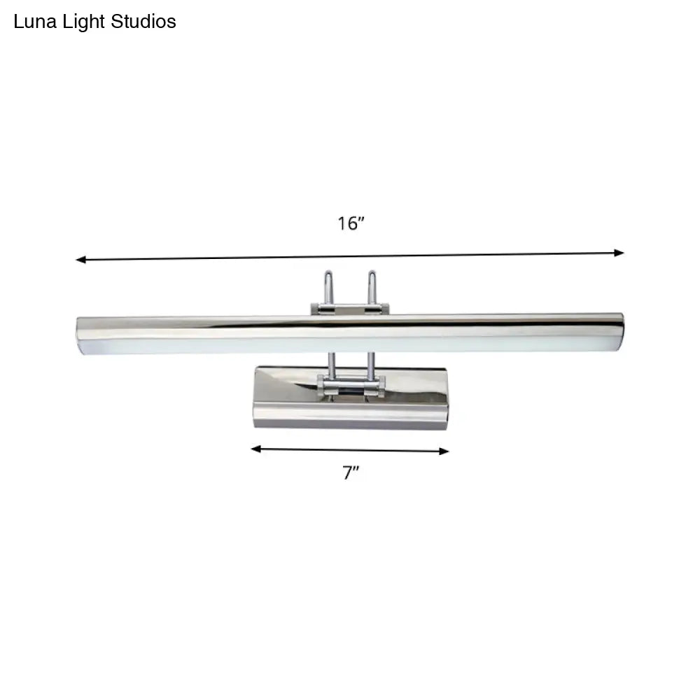 DecorBites™ 16"/22" LED Bathroom Vanity Mirror Light with Aluminum Frame - Modern Style, White/Warm Lighting