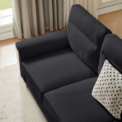 3 Seater Elegant Stationary Sofa