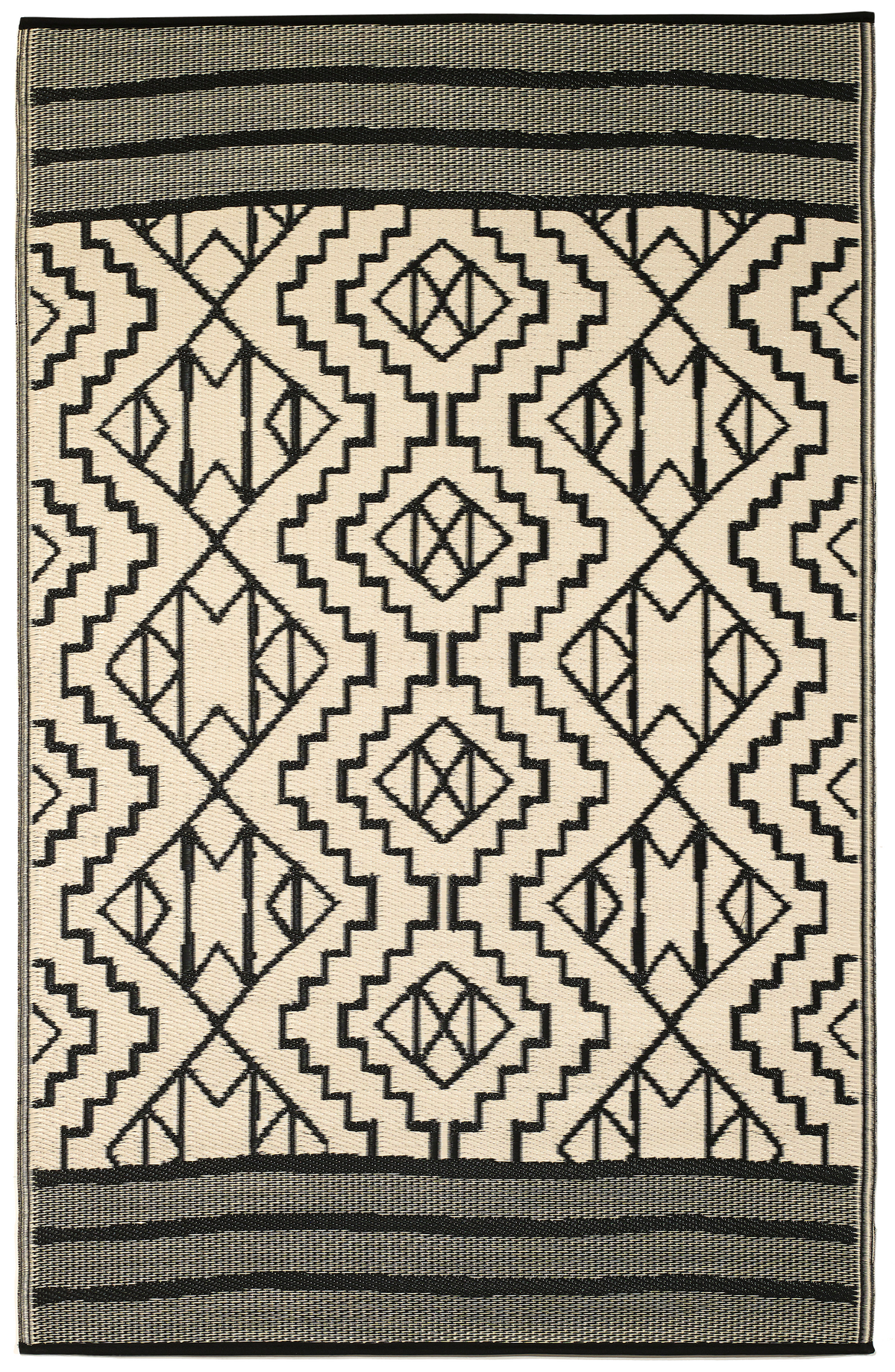 Kilimanjaro - Black Outdoor Rug for Patio