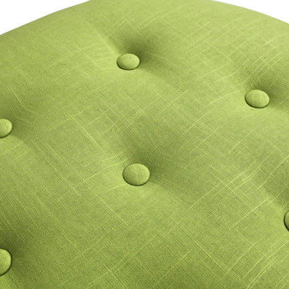 Yolanda - Round Upholstered Accent Ottoman