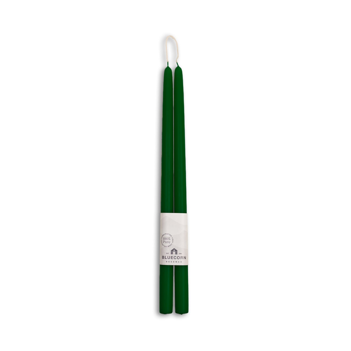 Beeswax Taper Candles - Hand-Dipped - 1 Pair
