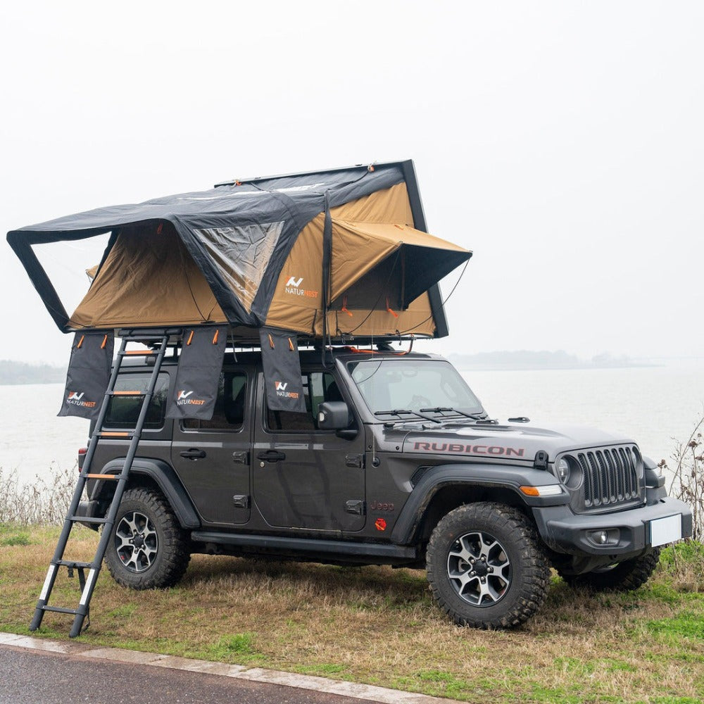 Naturnest Sirius 2 Premium 2XL 3-Person Clamshell Rooftop Tent (SAK91382)