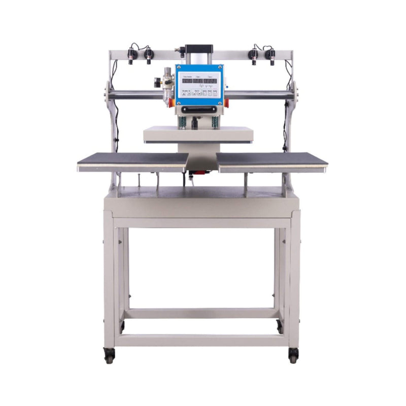 [16X24-Inch] Pneumatic Up Sliding Dual Platen Heat Press Machine With Infrared Positioning (SAK96724)
