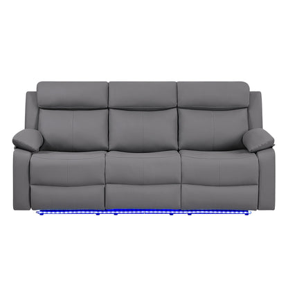 Blanche - Reclining Sofa With LED Lights