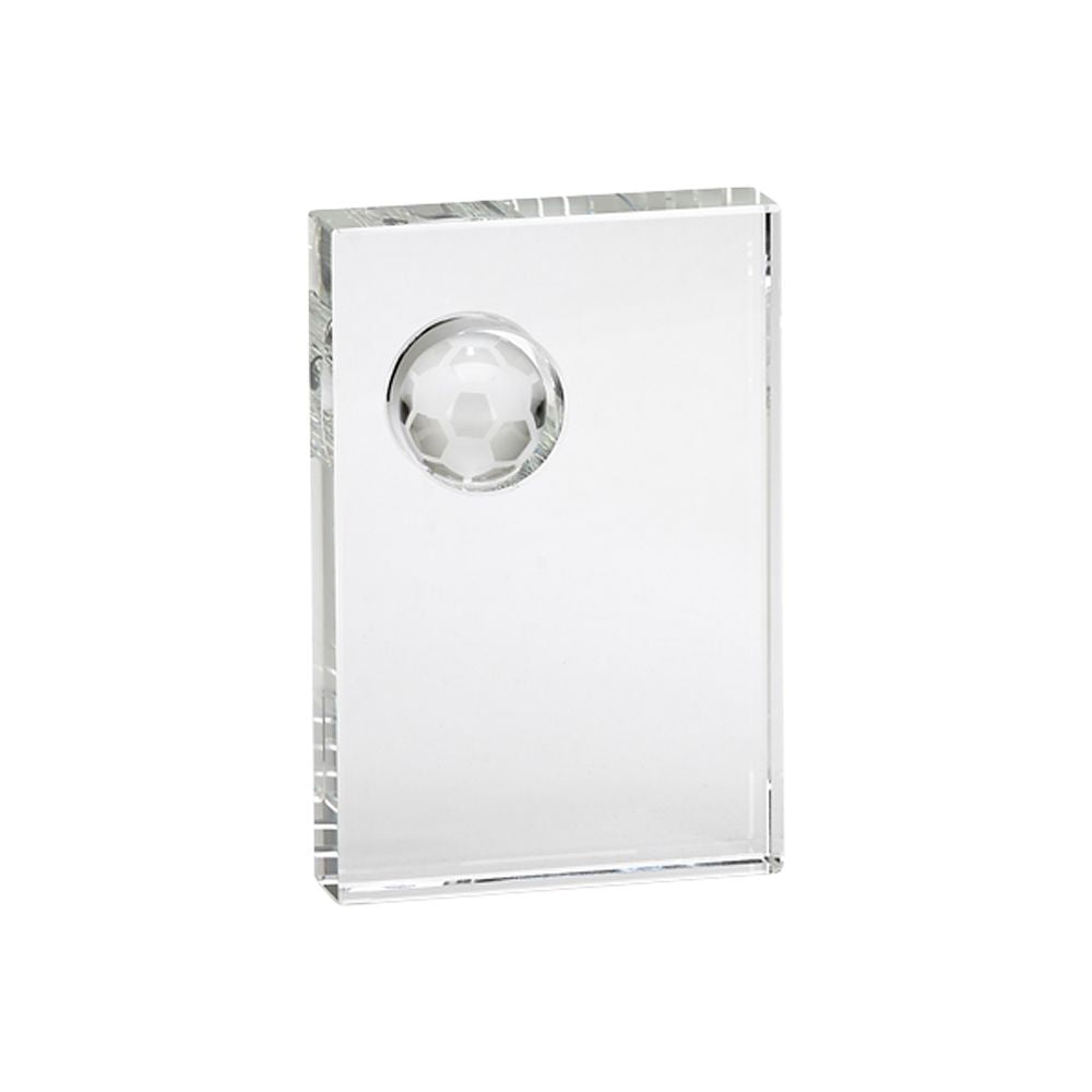 Lg Optic Rect Soccer Trophy 7x4.75x1.25