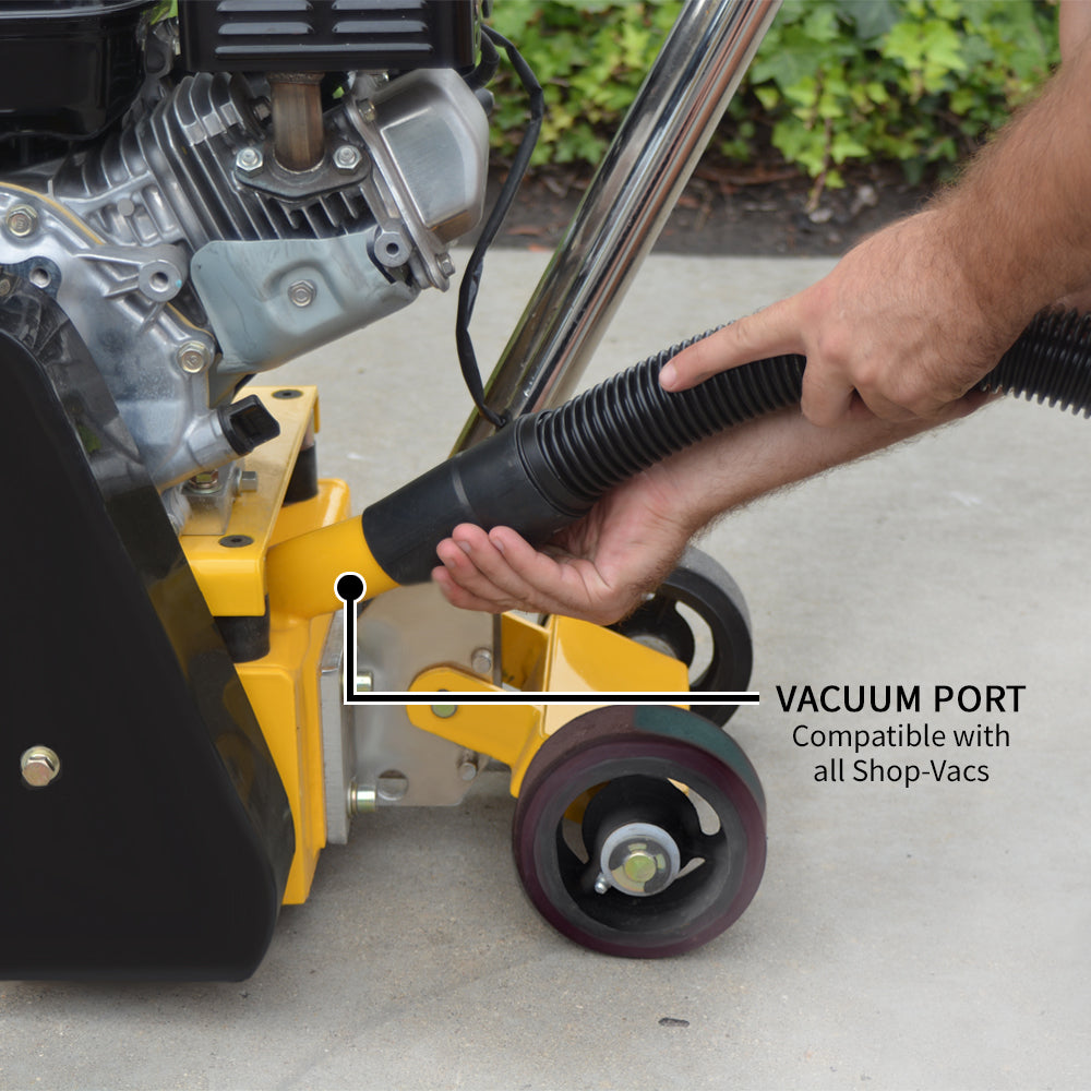 PRE ORDER: 8” Gas Concrete Scarifier Planer Grinder with 5.5 HP Honda Engine & Drum
