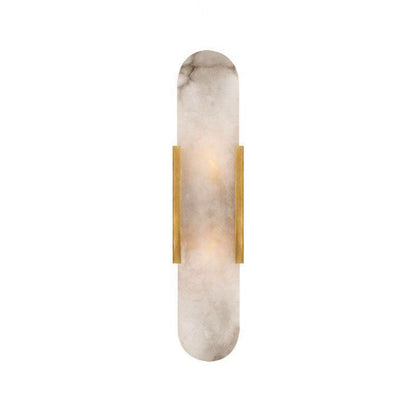 DecorBites™ Gold Metal Wall Lamp with Postmodern Design and 1 Light for Living Rooms