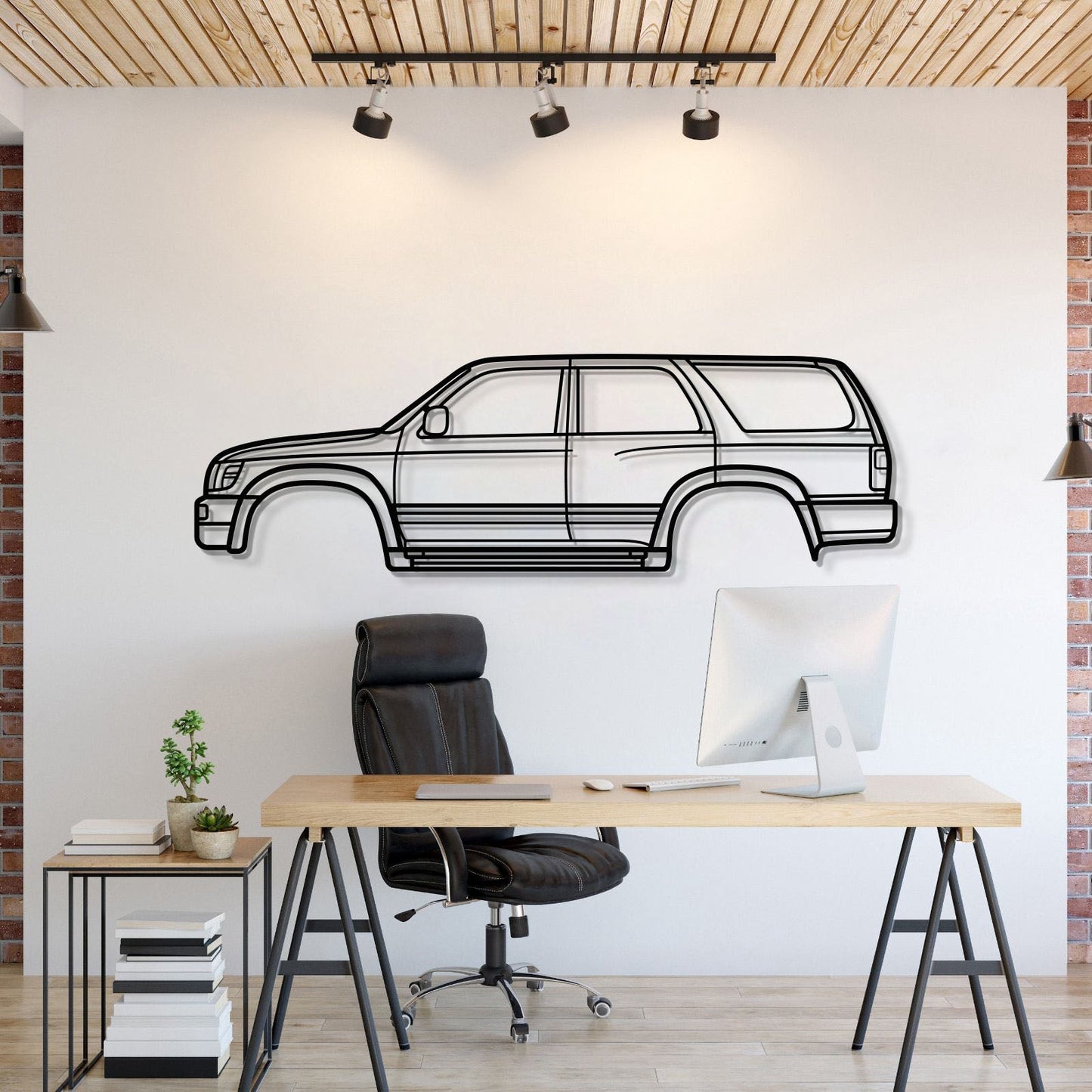 1996 4Runner 3rd Gen (N180) Metal Car Wall Art - MT0257