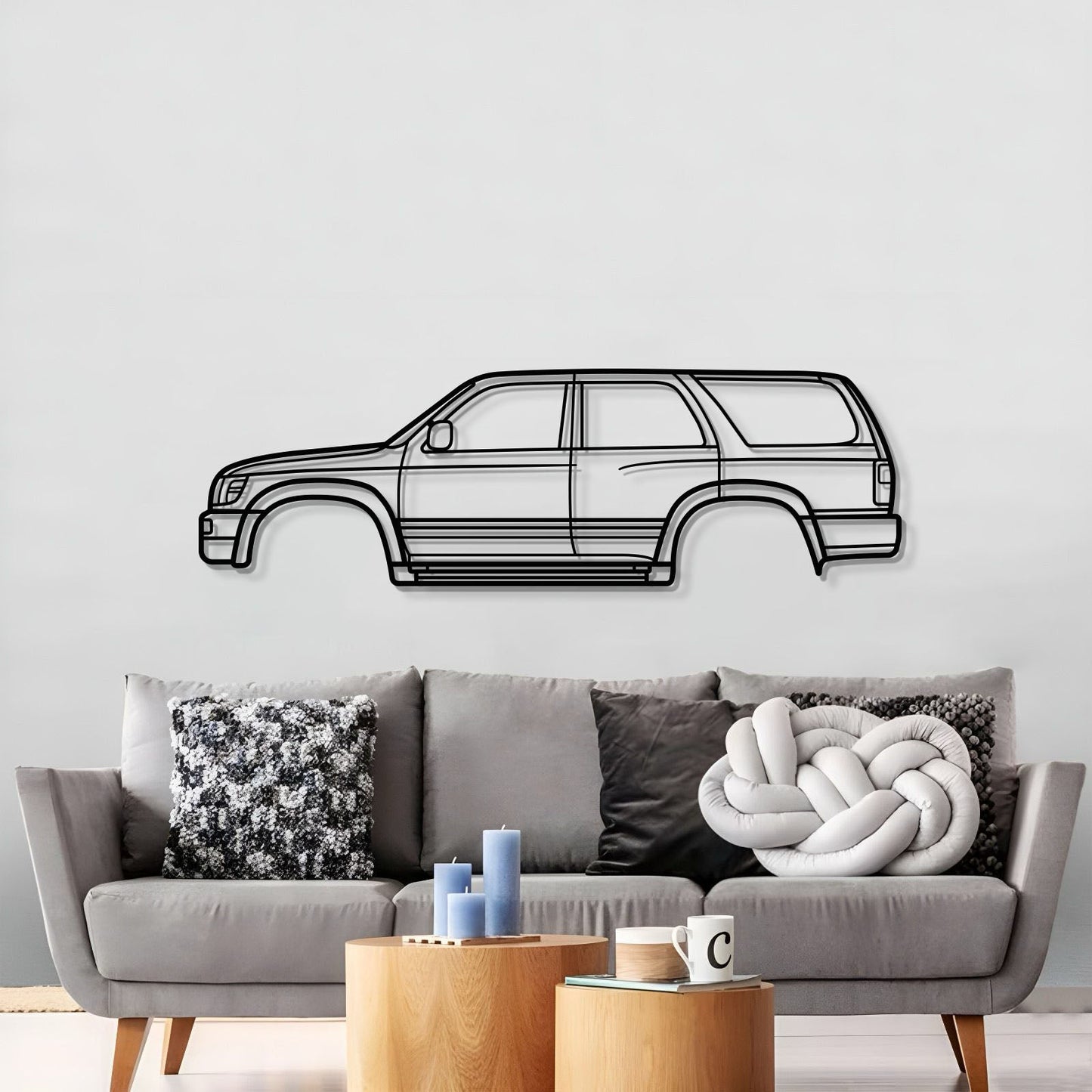 1996 4Runner 3rd Gen (N180) Metal Car Wall Art - MT0257