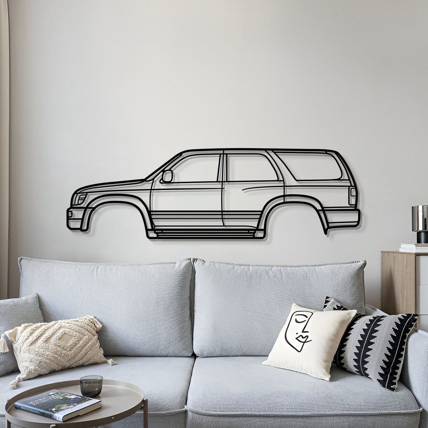 1996 4Runner 3rd Gen (N180) Metal Car Wall Art - MT0257