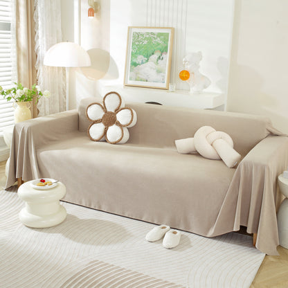 Soft Plush Warm Couch Cover Blanket for Sofa, Waterproof and Machine Washable Couch Throw Cover