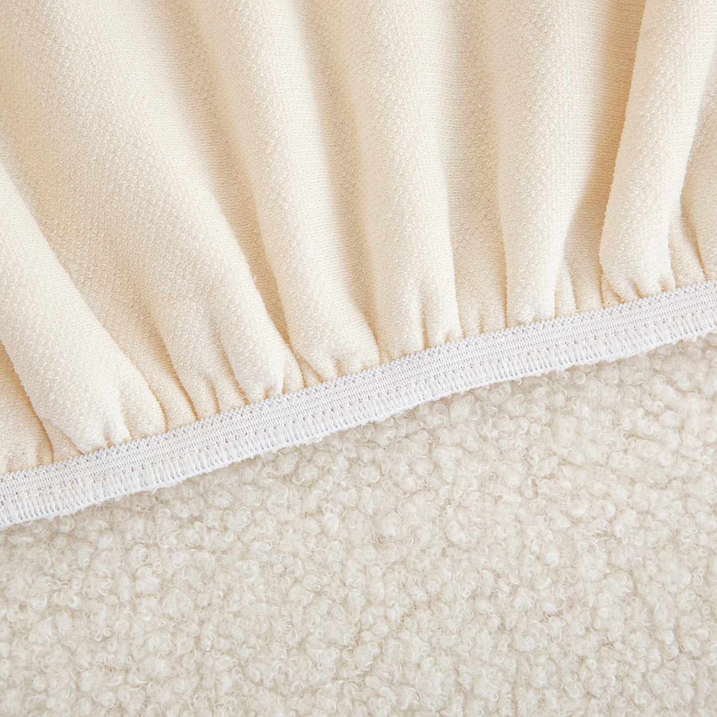 Stretch Plush Fitted Couch Slipcover Furniture Protector for 1/2/3/4/5 Cushion Couch