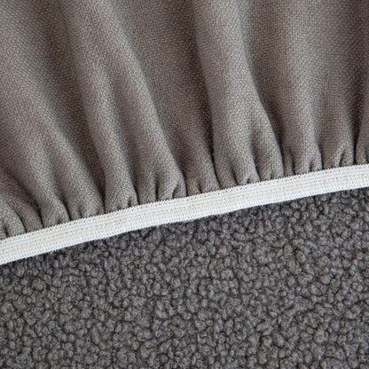 Stretch Plush Fitted Couch Slipcover Furniture Protector for 1/2/3/4/5 Cushion Couch