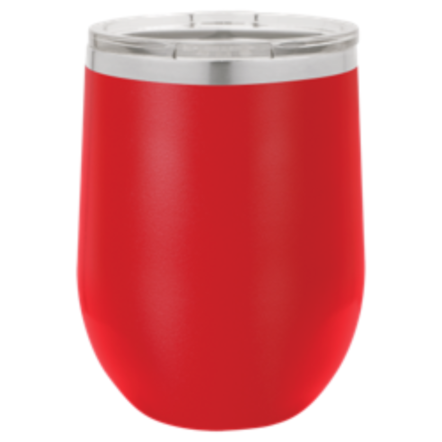 Stainless Steel Stemless Wine Tumbler | 12 oz | Customizable | RCK Creations & More