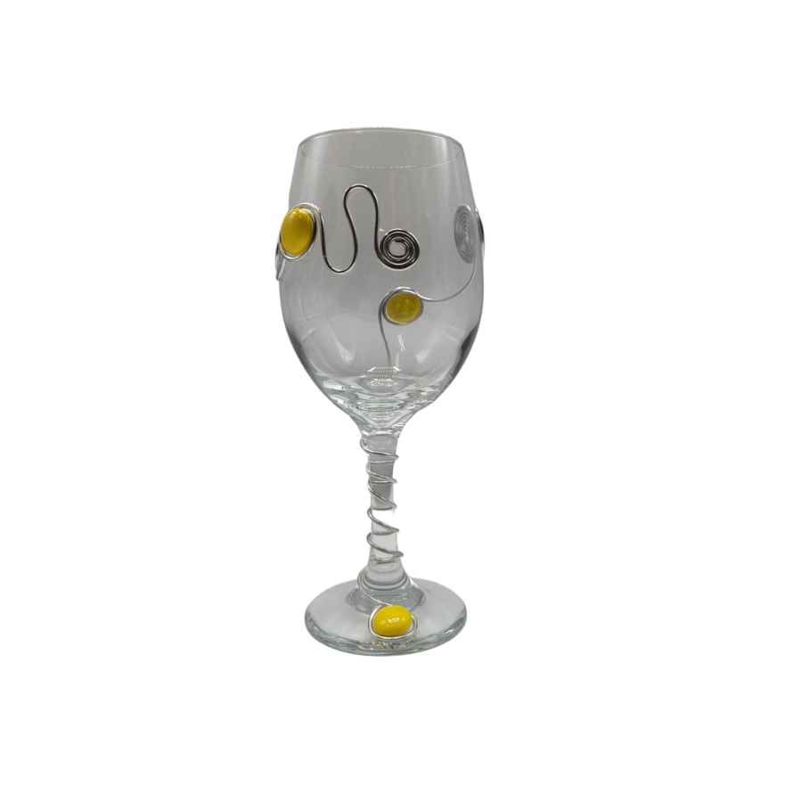 SALE | Embellished Wine Glass