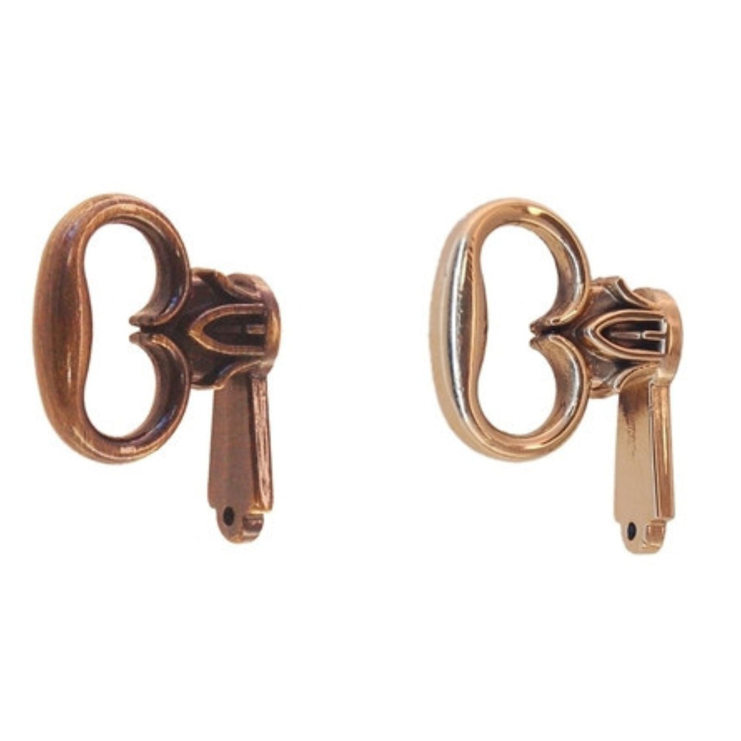 Decorative Mock Key for Colonial Revival Cabinet Doors - Brass & Antique Brass Finishes