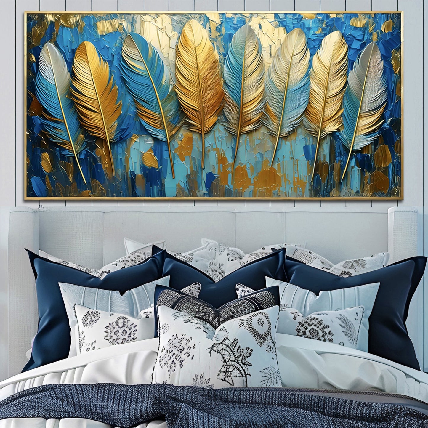 Confetti Sky Impasto Wall Art
