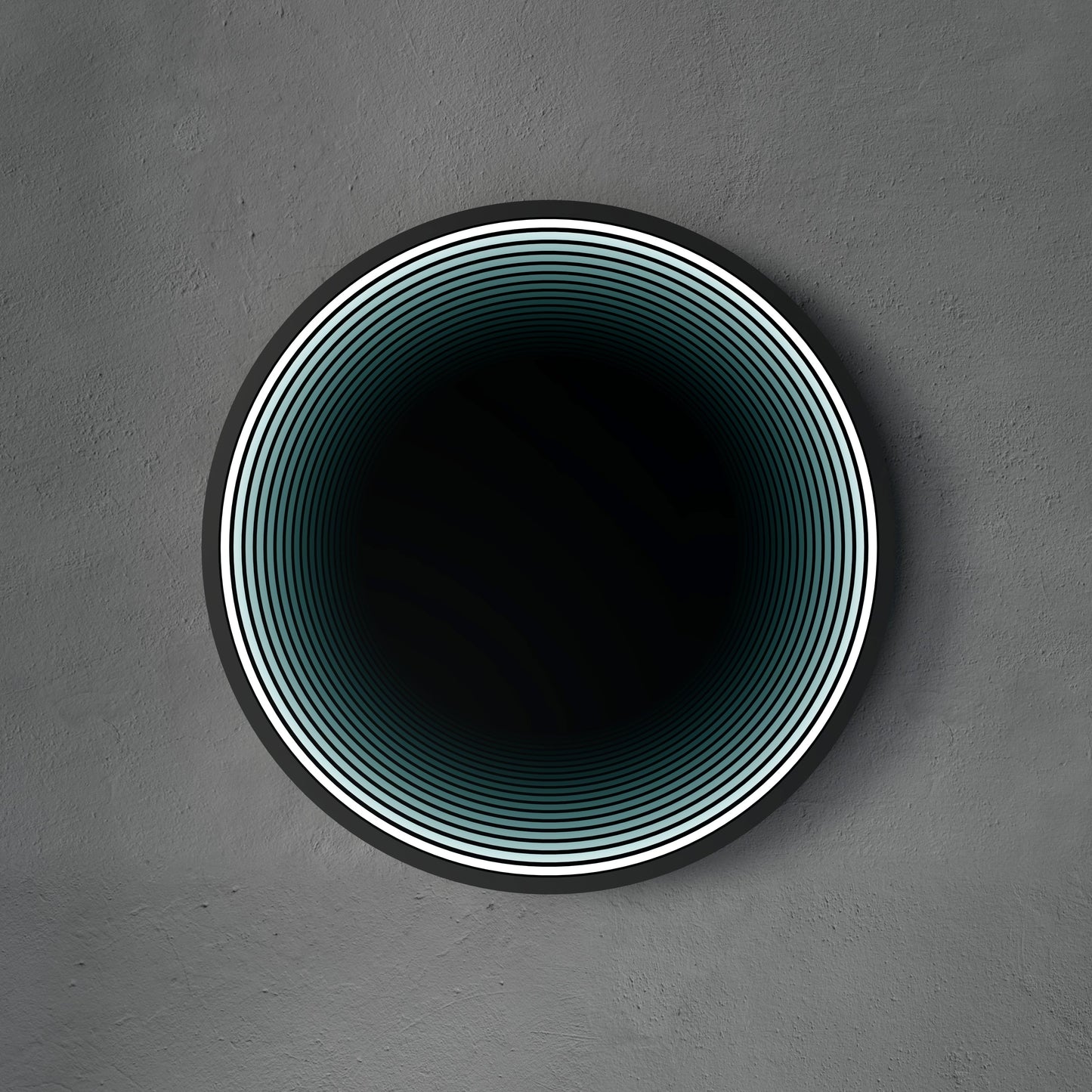 3D Circle Mirror Light
