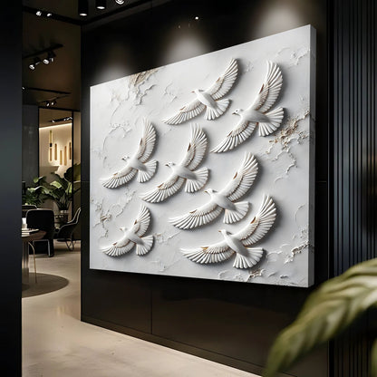 3D Birds Wall Art