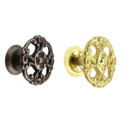 Victorian Cast Brass Knob