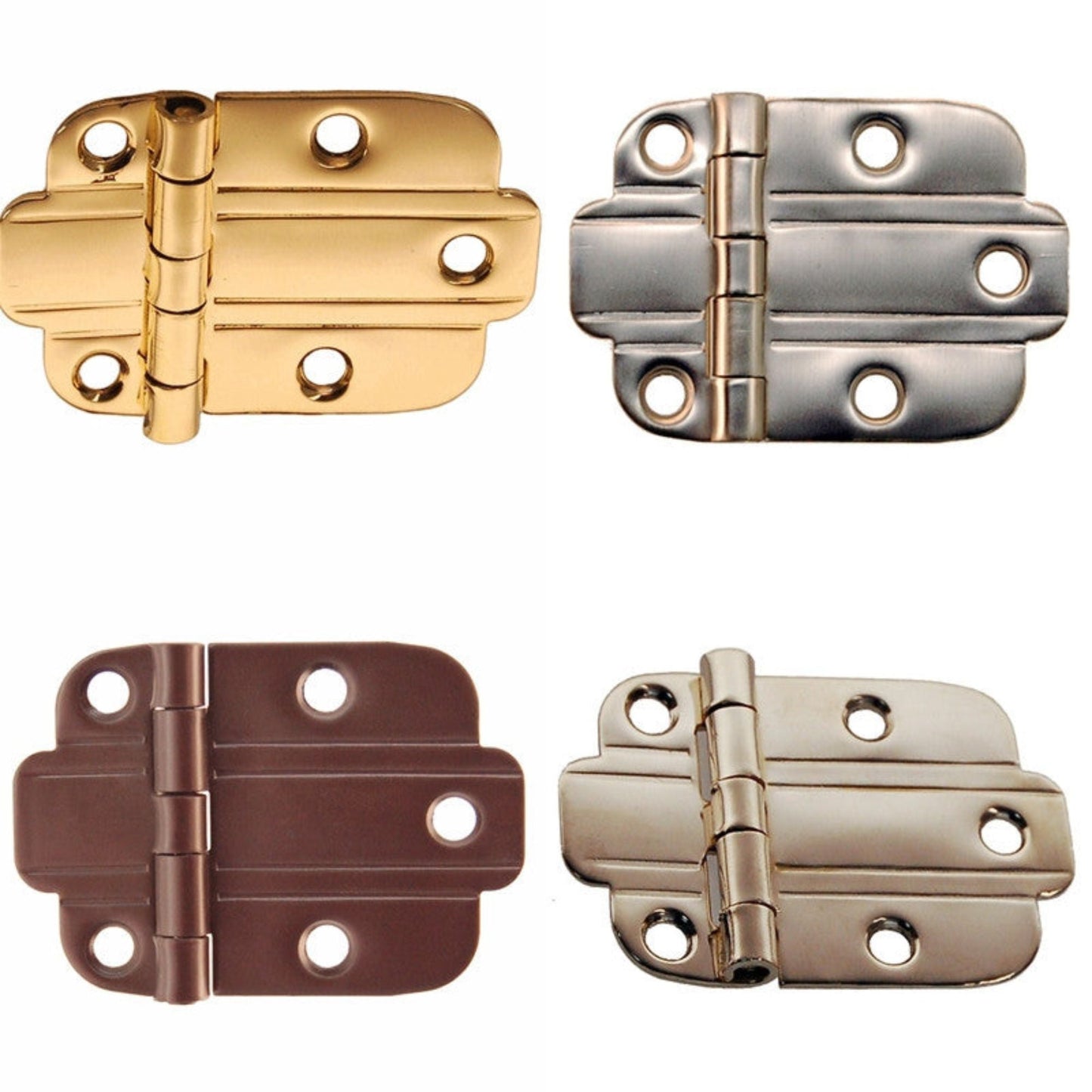 Art Deco Style Hinge, Flush Mount