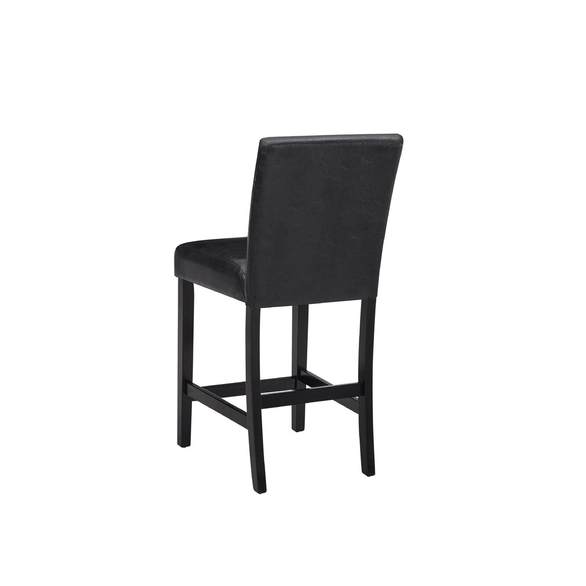 Modern 5 Piece Counter Height Dining Set With Tufted Nail Head Chairs