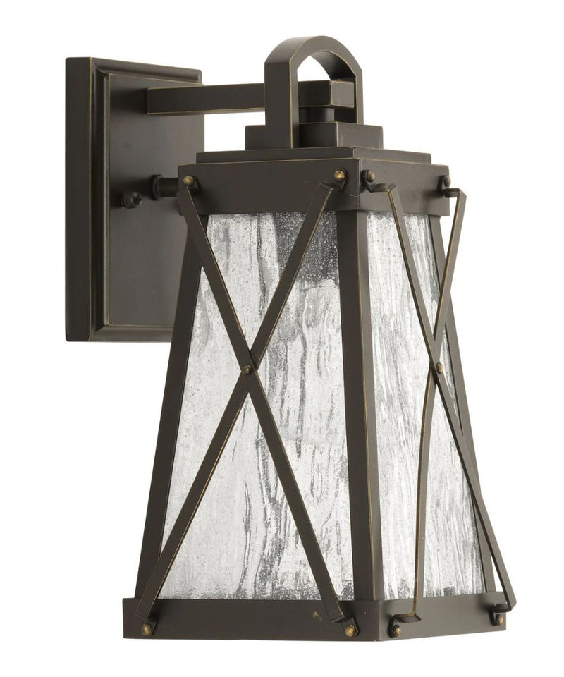 Creighton 1-Light 12"h Small Outdoor Wall-Lantern Antique Bronze Finish by Progress