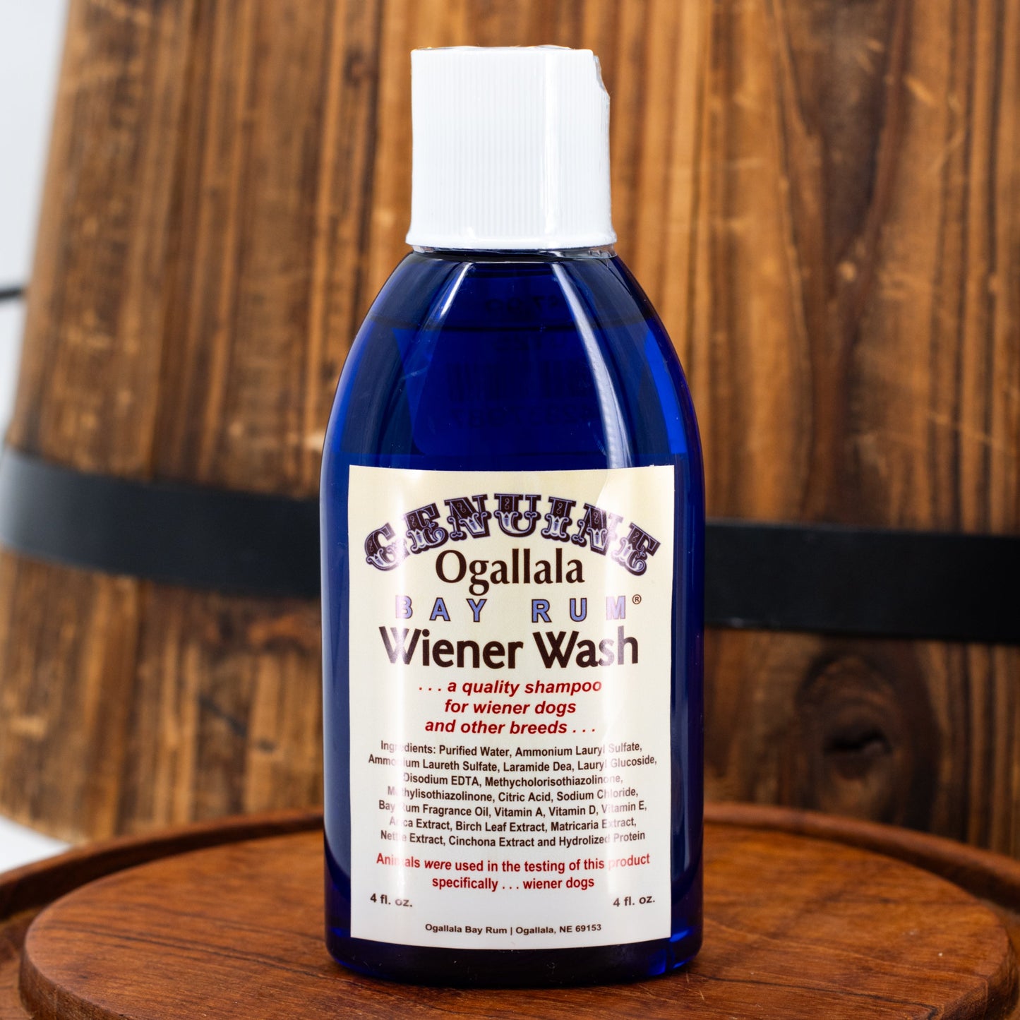 Dog and Pet Bay Rum Scent Shampoo | 4 oz | Ogallala Bay Rum