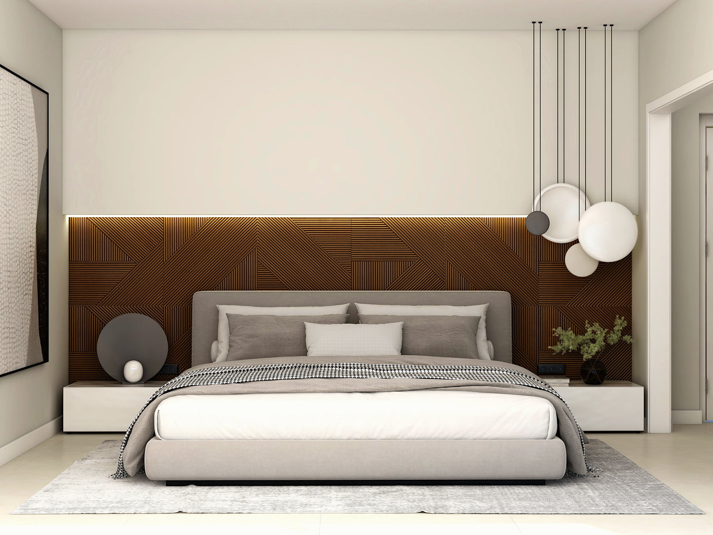Modern Solid Wood Panel