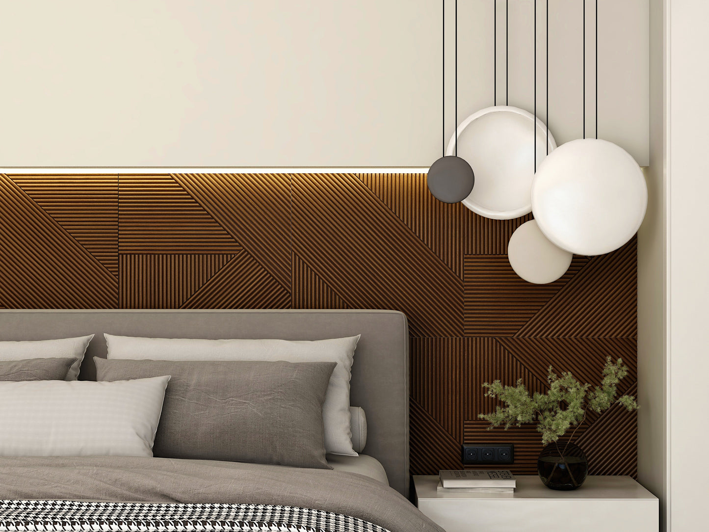 Modern Solid Wood Panel