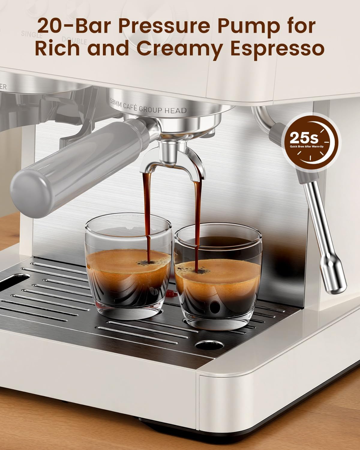 20 Bar Espresso Machines with Grinder CM8031