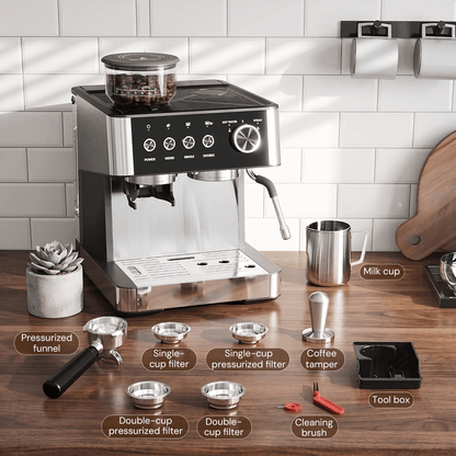 20 Bar Espresso Machines with Grinder CM8031